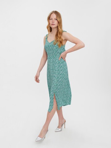 VERO MODA Jurk 'Splash' in Groen