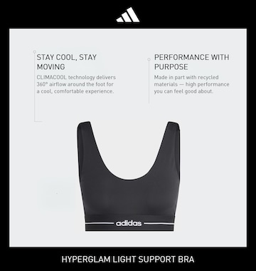 ADIDAS PERFORMANCE Бюстье Спортивный бюстгальтер 'HYG' в Черный