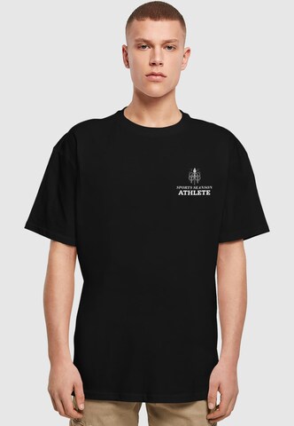 Merchcode T-Shirt 'Made For Champions' in Schwarz: Vorderseite