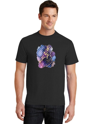 HUSKSWARE Shirt 'Grafik'‌‌‌‌‌‌ in Schwarz: Vorderseite