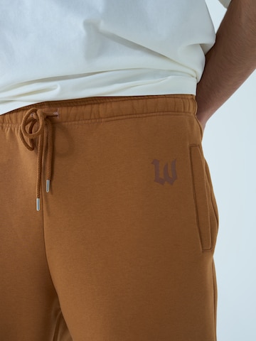 ABOUT YOU x Dardan Loose fit Pants 'Marlo' in Brown