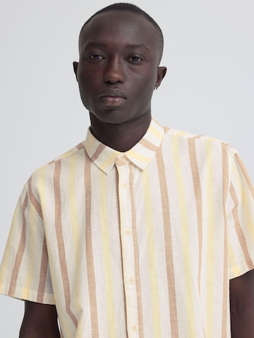 BLEND Comfort fit Overhemd ' BHAban ' in Geel