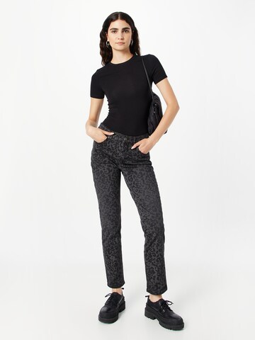 Coupe slim Pantalon 'MELANIE' MAC en gris