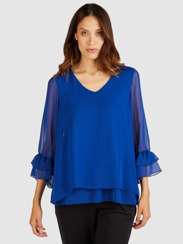 SEEYOU BY BIGGI M. Blouse in Blue: front