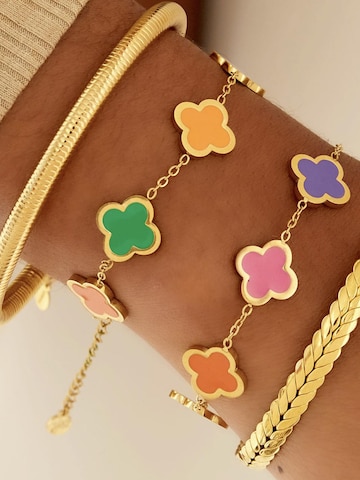 Cala Rose Bracelet 'SUNNY CLOVER' in Silver