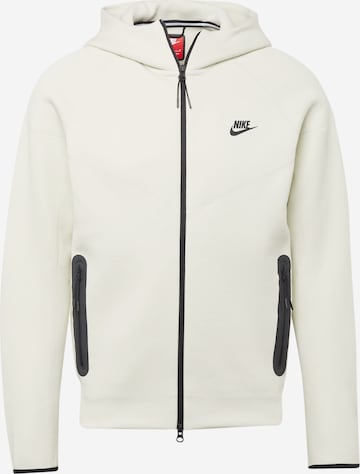 Nike Sportswear Sweat jacket TCH FLC in Off White ABOUT YOU