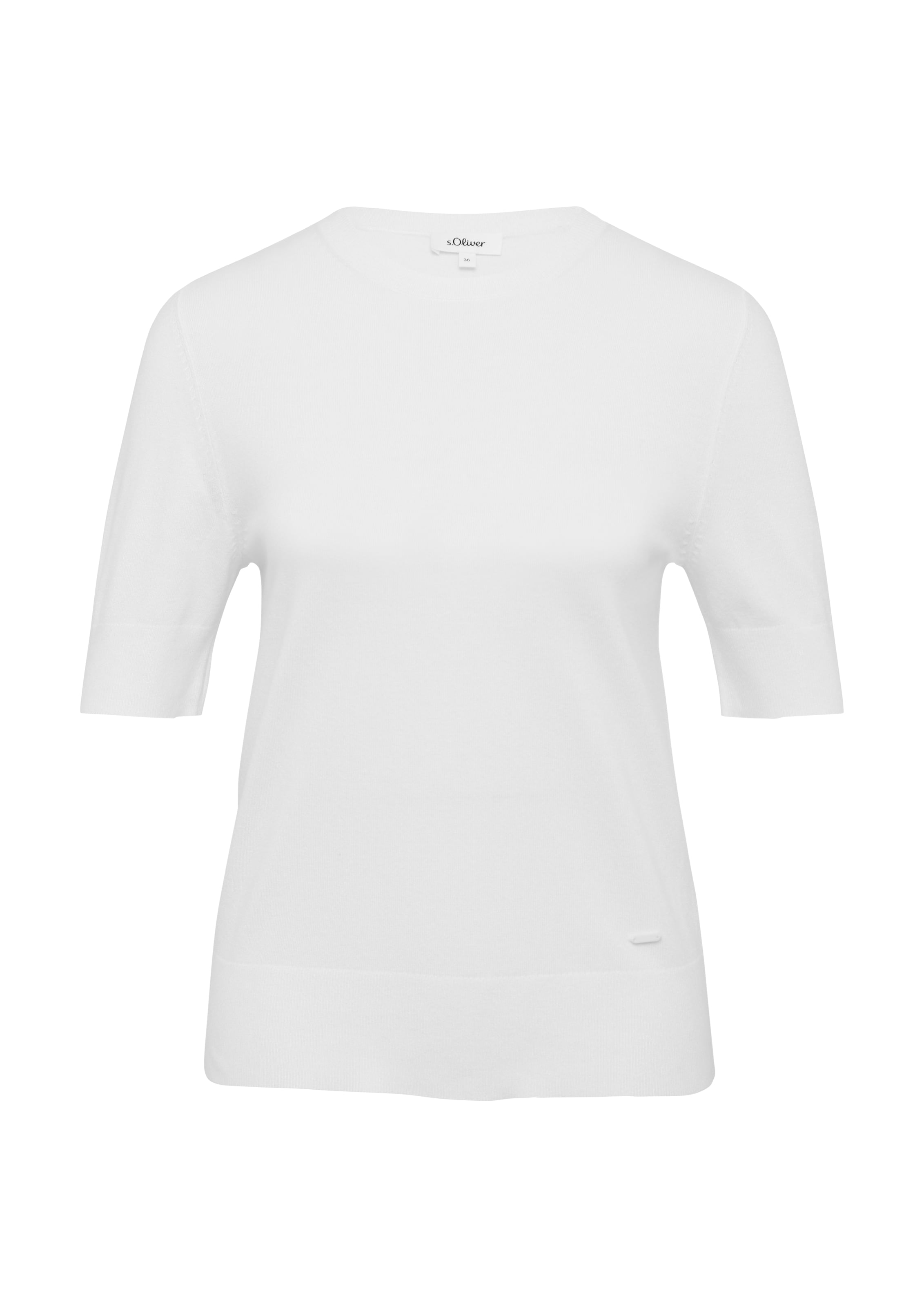 s.Oliver Pullover in Weiß: Vorderseite