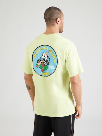 VANS Shirt 'Skull La Shaka' in Yellow: front