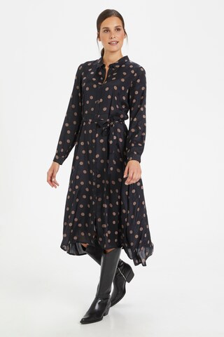 Kaffe Shirt Dress 'Oline' in Black: front