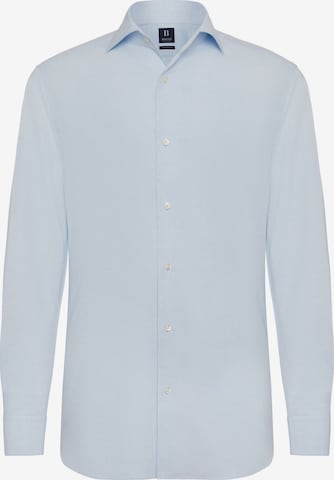 Boggi Milano Regular fit Button Up Shirt in Blue: front