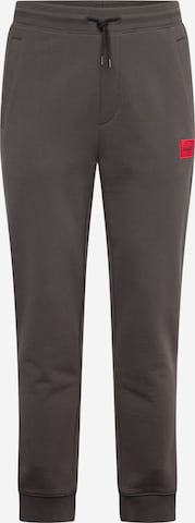 HUGO Red Trousers 'Doak' in Grey: front