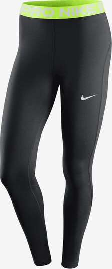 NIKE Sporta bikses, krāsa - zaļš / melns / balts, Preces skats