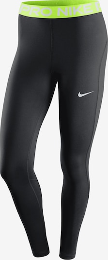 NIKE Sporthose in grün / schwarz / weiß, Produktansicht