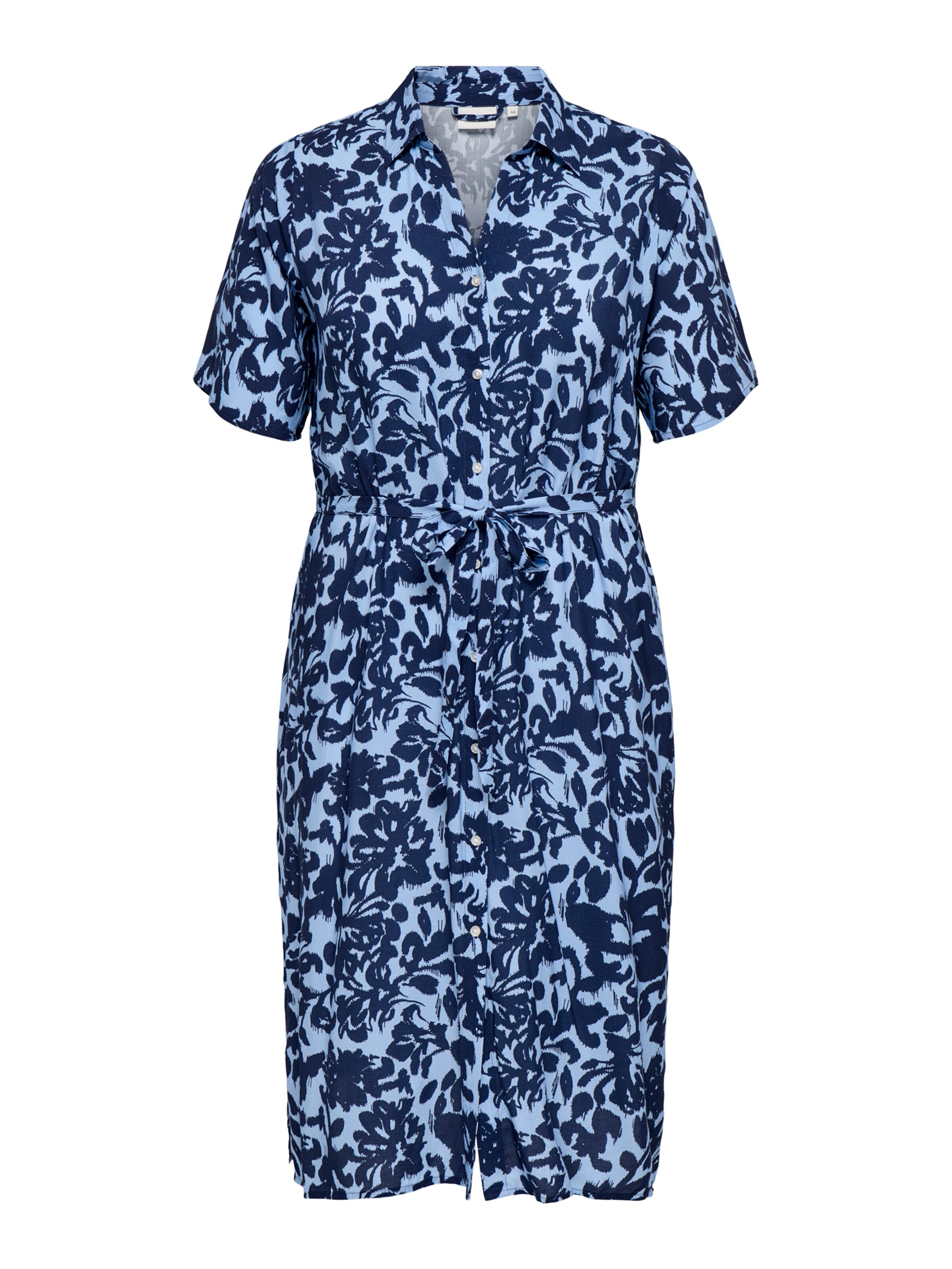 ONLY Carmakoma Shirt Dress 'CARYASMIN' in Navy / Light blue, Item view