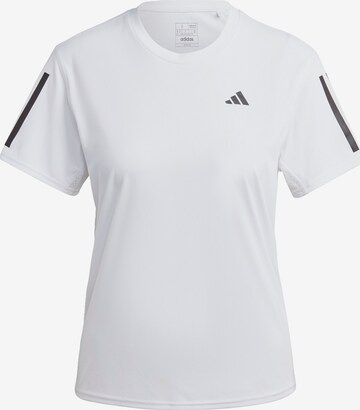 ADIDAS PERFORMANCE Functioneel shirt 'Own the Run' in Wit: voorkant