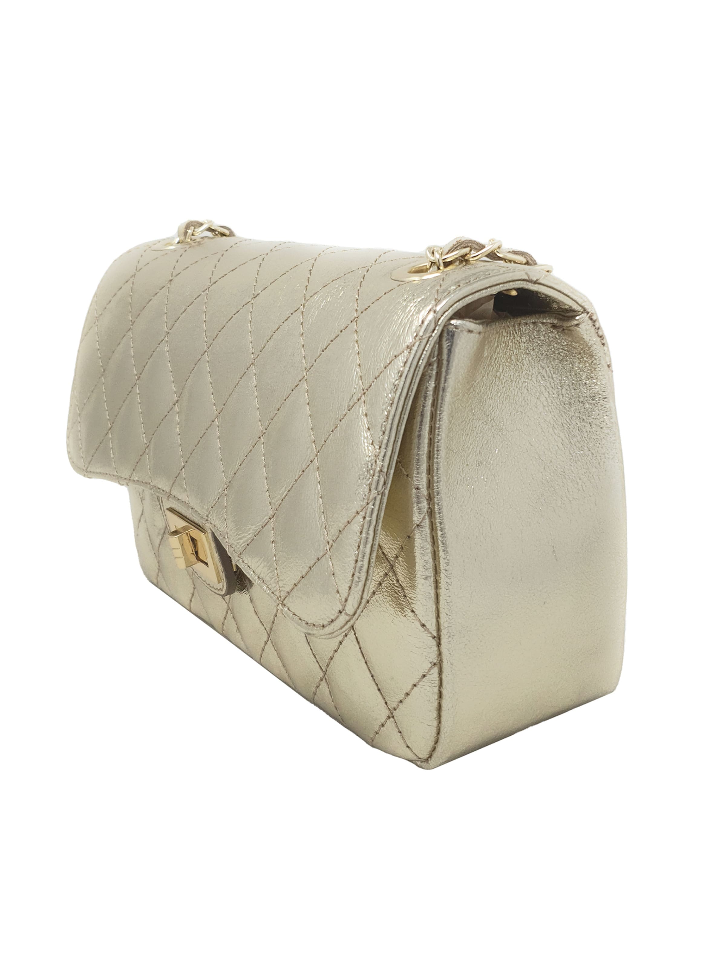 CHICCA BORSE Schoudertas in Goud