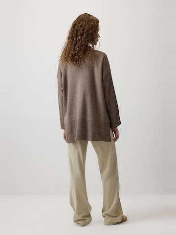 Touche Prive Gebreid vest in Grijs