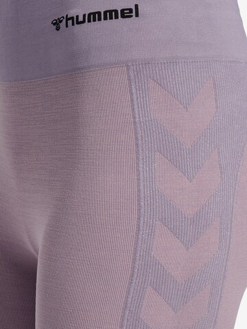 Hummel Skinny Sporthose in Pink