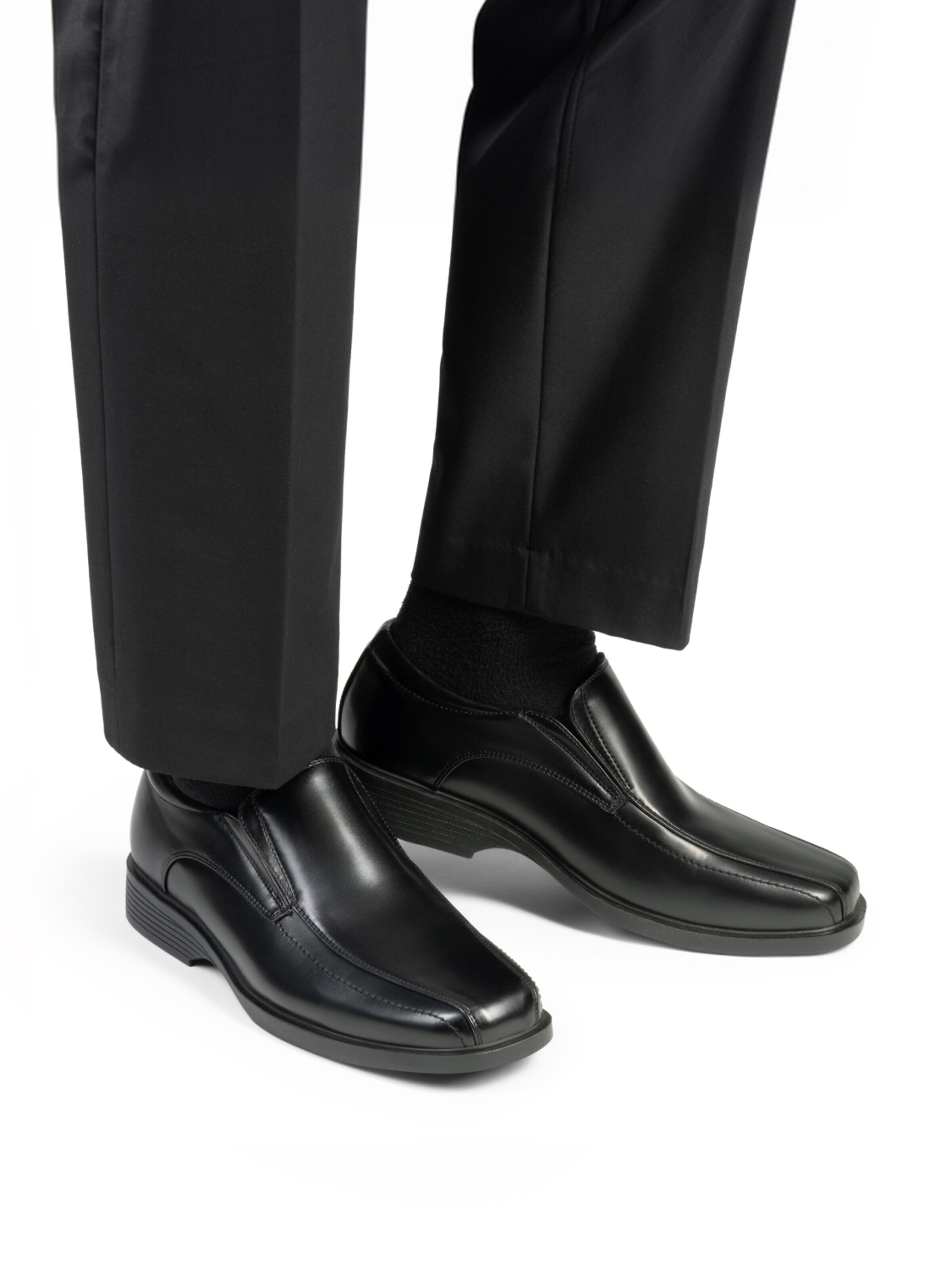 Bruno Marc Instappers 'Bruno Marc Herren Mokassin Anzugschuhe Slipper Slip on Business Schuhe' in Zwart