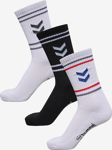 Hummel Socken 'CHAVRON' in Weiß: Vorderseite
