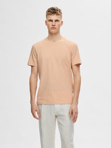 SELECTED HOMME Shirt in Oranje: voorkant