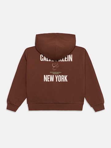 Calvin Klein JeansSweater majica - smeđa boja