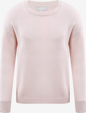 Pull-over Usha en rose : devant