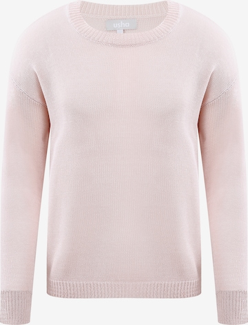 Pull-over Usha en rose : devant