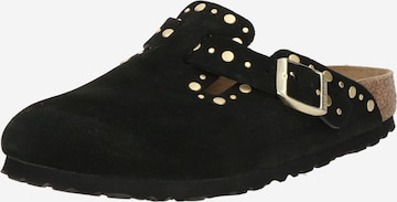 BIRKENSTOCK Pistokkaat 'Boston Rivet LEVE' värissä musta: etupuoli