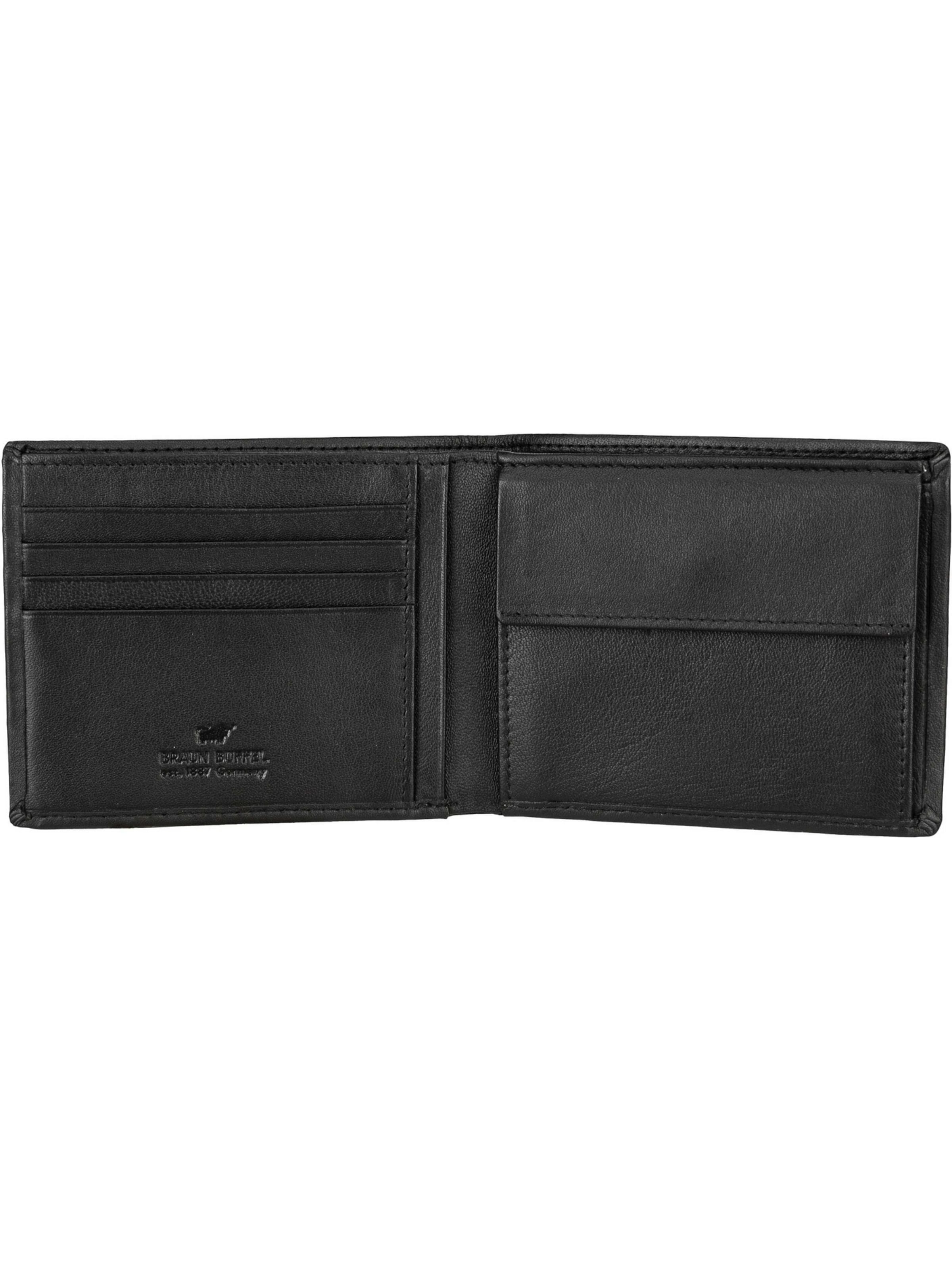 Braun Büffel Portemonnee 'Hannes' in Zwart