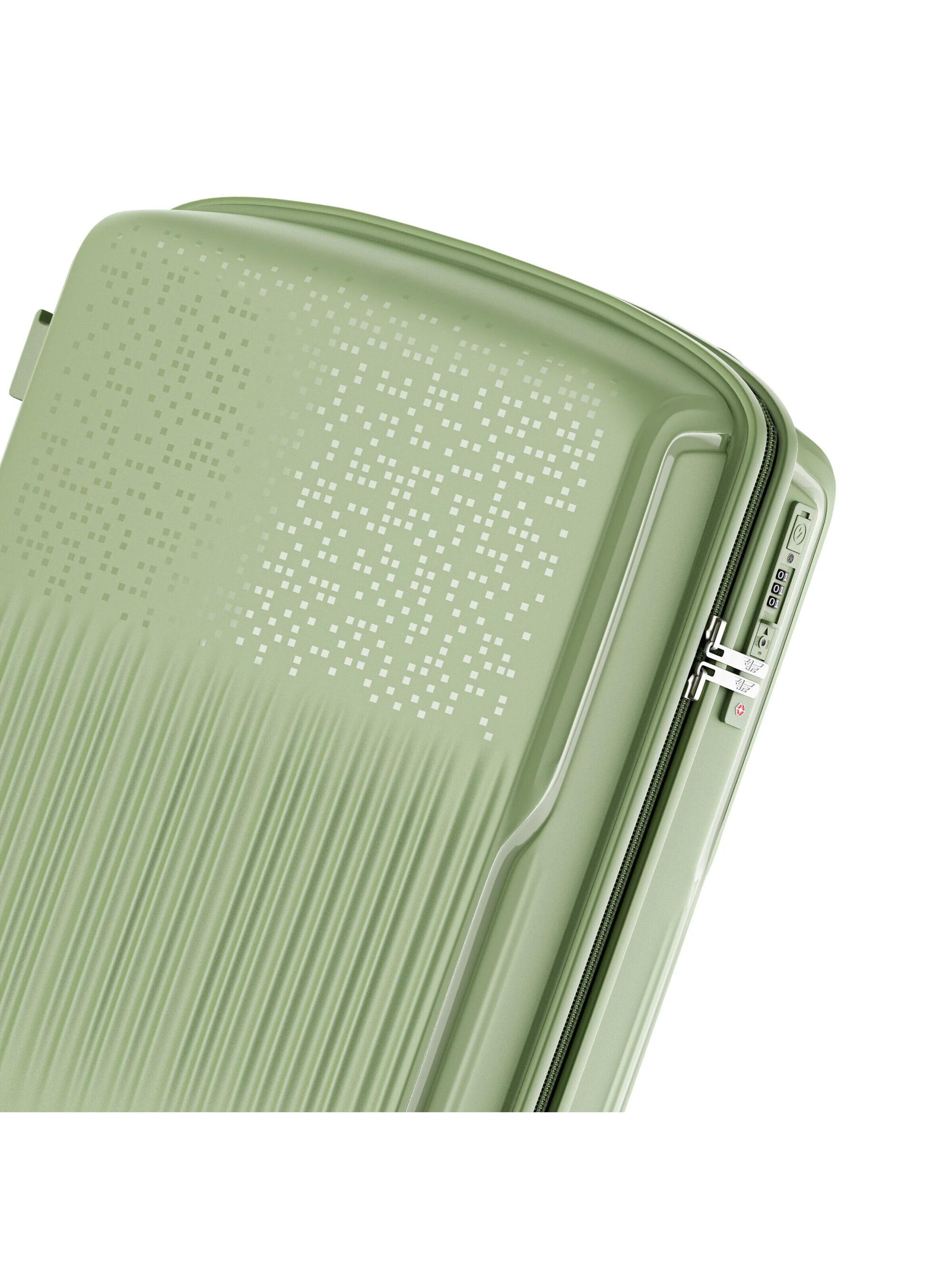 4FLY Suitcase Set 'Pixel' in Green