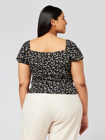 Top 'Georgia' di Guido Maria Kretschmer Curvy in nero: dietro