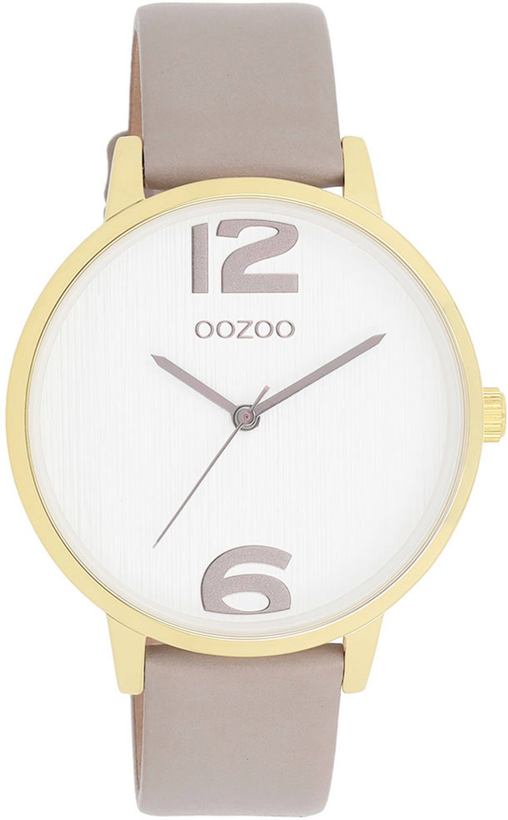 OOZOO Analog Watch in Gold: front