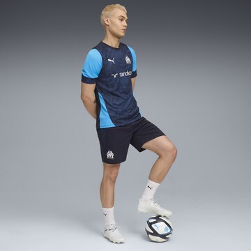 PUMA Regular Sportbroek 'Olympique de Marseille' in Blauw