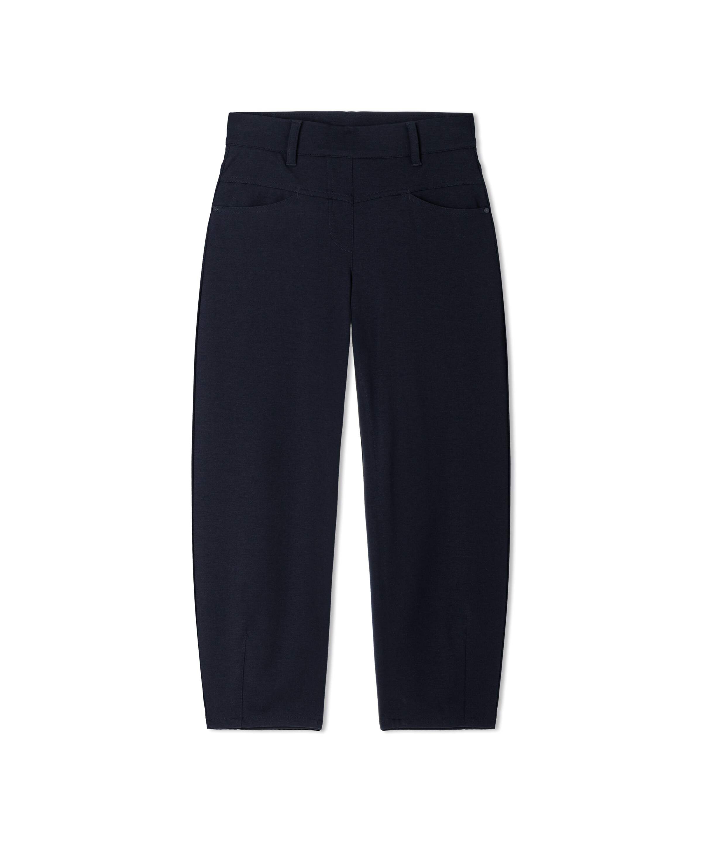 Cambio Regular Broek 'Elin' in Blauw: voorkant