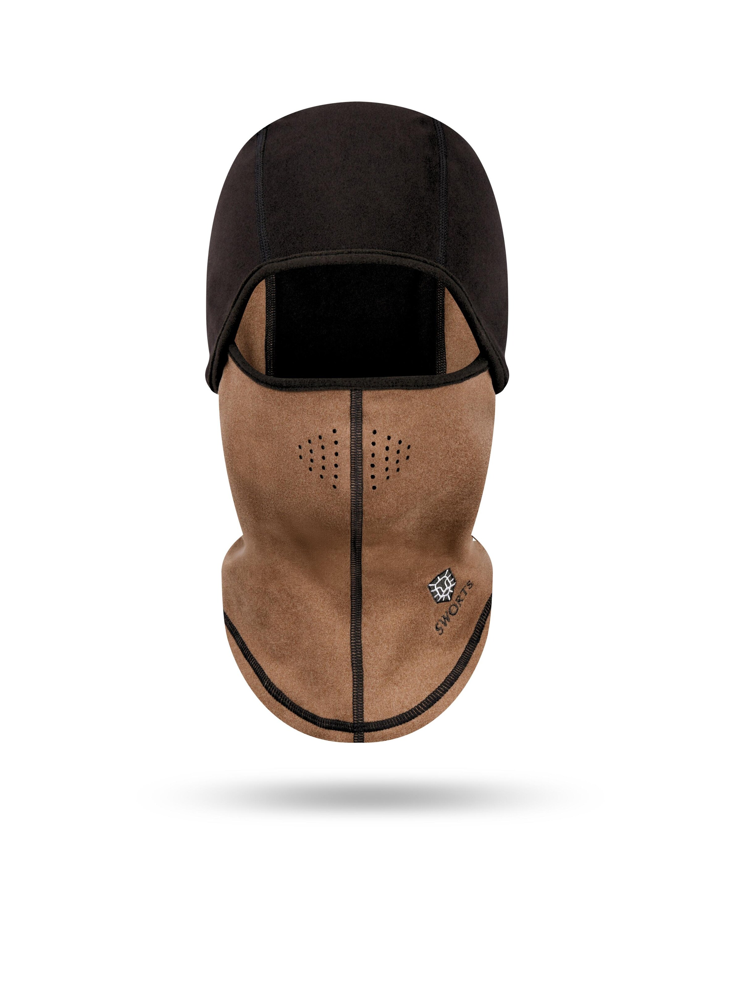 SWORTS Sports scarf 'Thermo Face Mask' in Brown: front