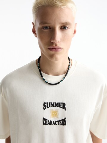 Pull&Bear T-Shirt in Weiß