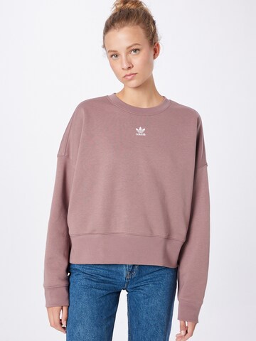 ADIDAS ORIGINALS Sweatshirt 'Adicolor Essentials Fleece' in Lila: voorkant