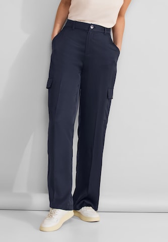 STREET ONE Regular Cargo Pants in Blue