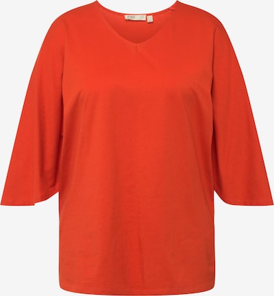 Ulla Popken T-shirt en orange foncé, Vue avec produit
