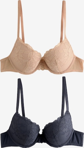 Next Push-up Rintaliivi värissä beige: etupuoli