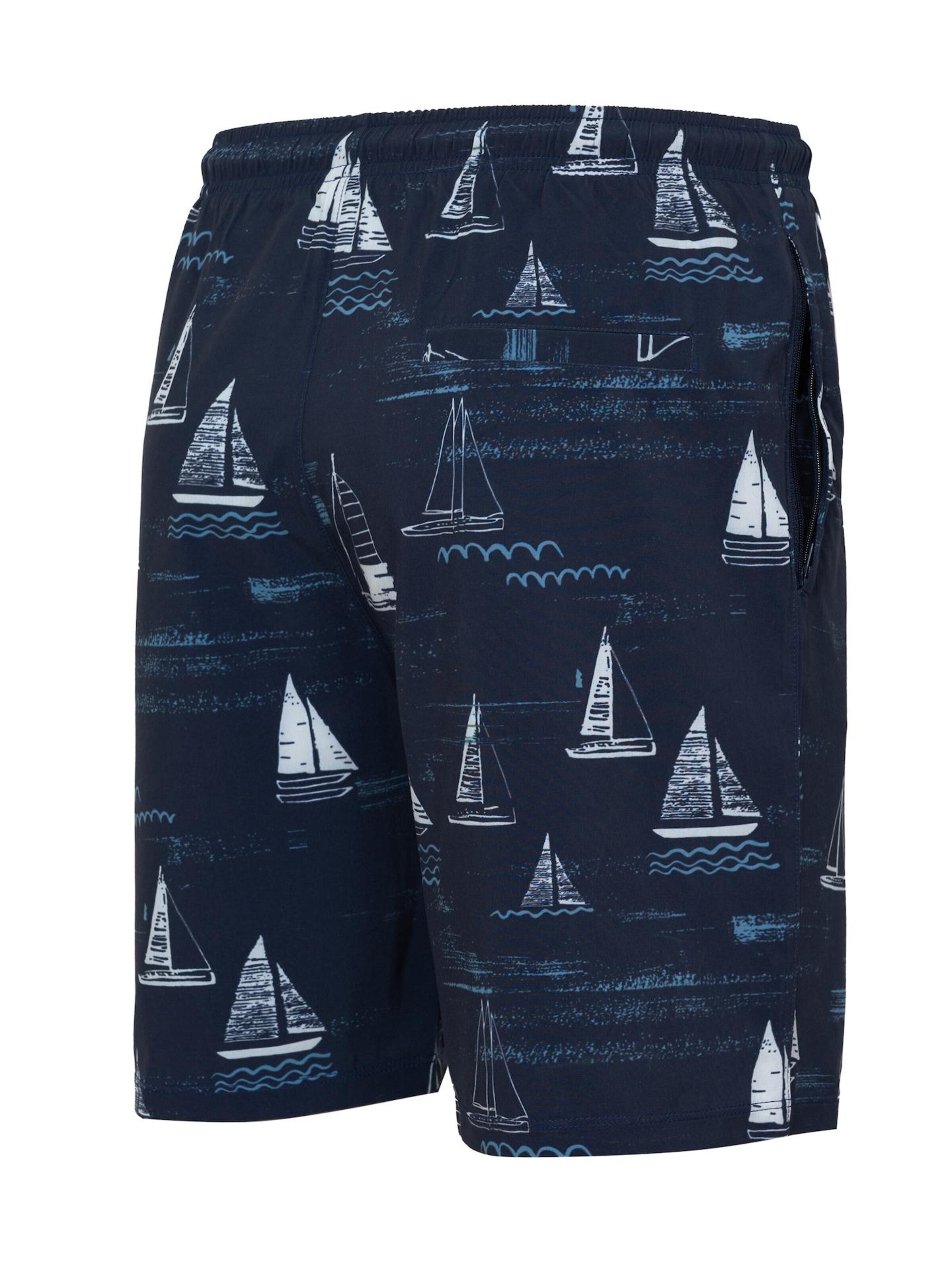 La V Zwemshorts in Blauw