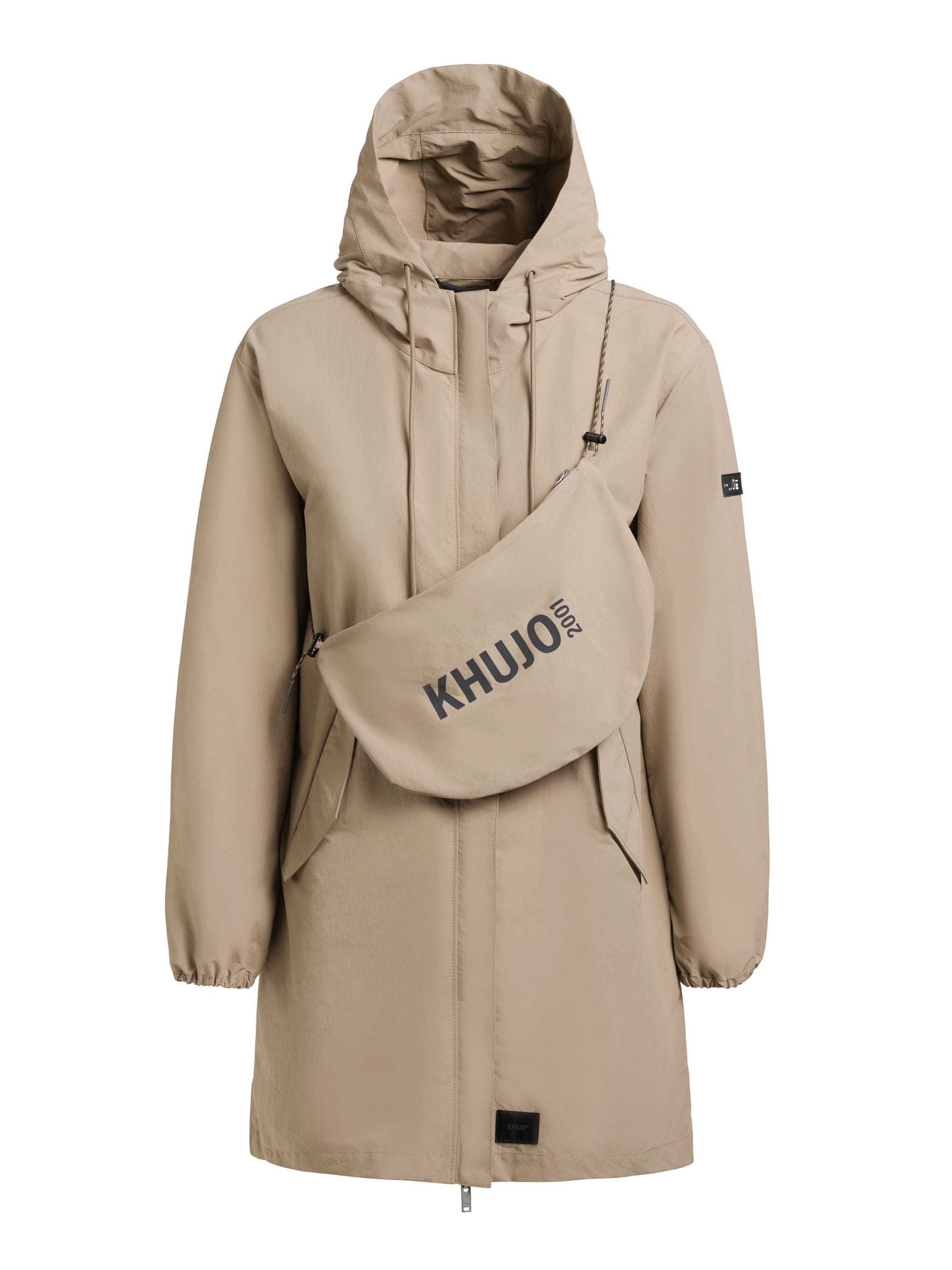 khujo Демисезонная куртка 'Ameti' в Бежевый: спереди