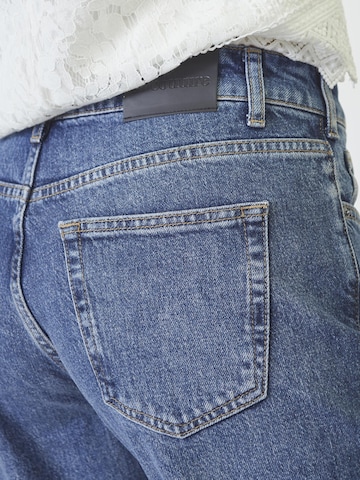 Regular Jean ' Femme' co'couture en bleu