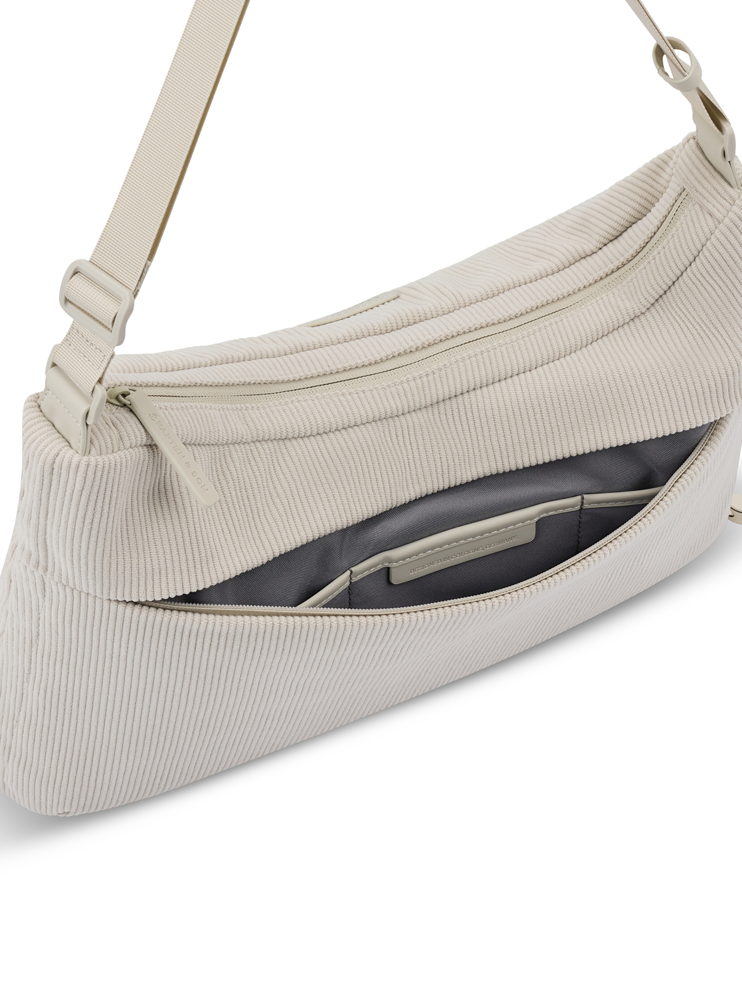 Kapten & Son Чанта за през рамо тип преметка 'Skara Large' в бежово