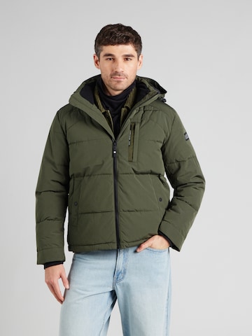 s.Oliver Winterjacke in Grün: Vorderseite