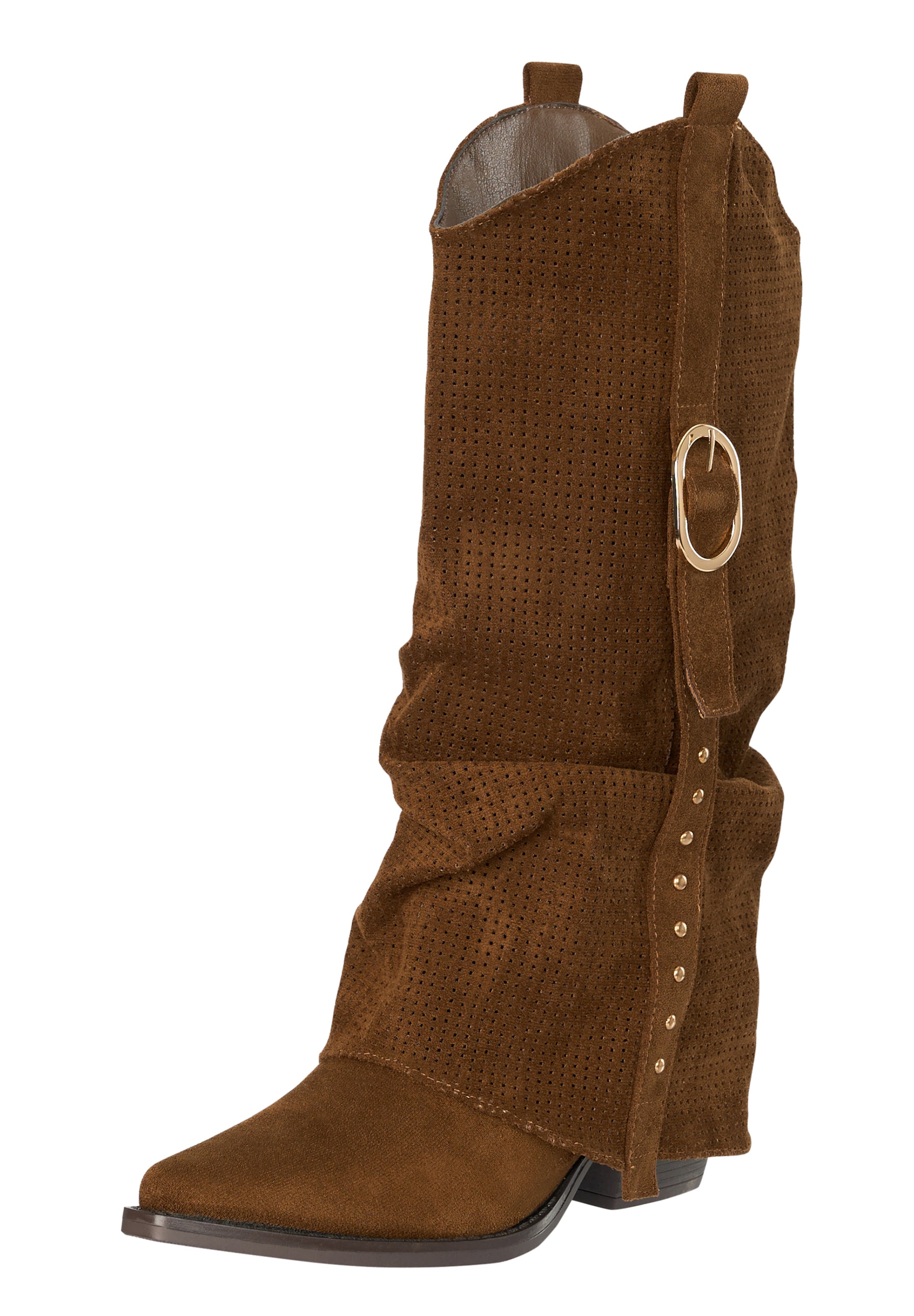 Stivale da cowboy di Salinyang in marrone: frontale