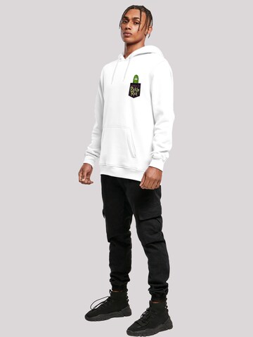 F4NT4STIC Sweatshirt 'Rick and Morty Pickle Rick' in White