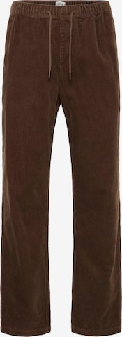 !Solid Chino trousers 'Gutti' in Brown: front
