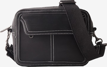 Bershka Crossbody Bag in Black: front